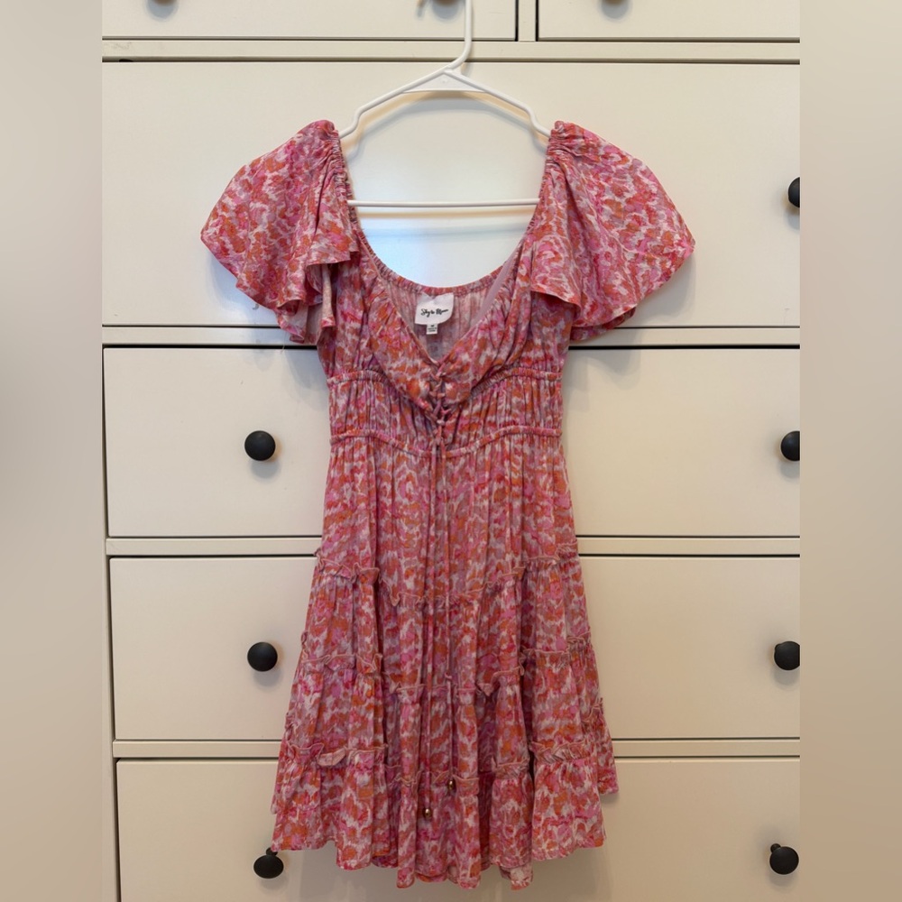 Isabelles Cabinet Pink Mini Dress